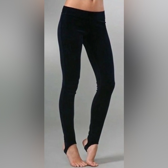 Juicy Couture track stretch velour stirrup legging  size L - Picture 1 of 2